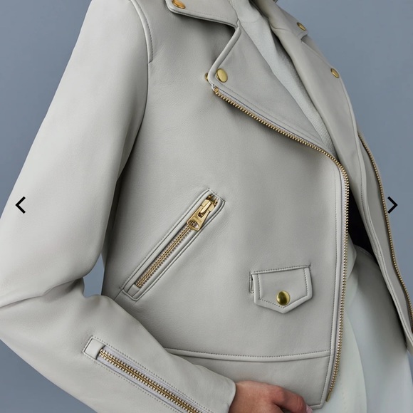 MACKAGE Baya Leather Biker Jacket - Picture 8 of 10